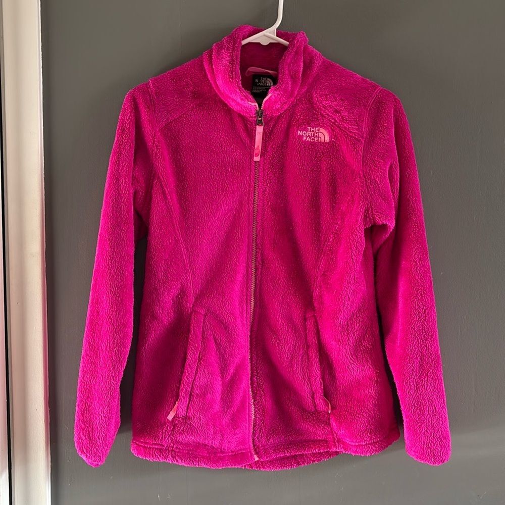 The North Face Youth Girls Osito Full Zip Jacket Size Large 14/16